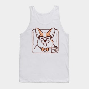 Corgi Photographer Dog Owner Pembroke Welsh Corgi Funny Tank Top